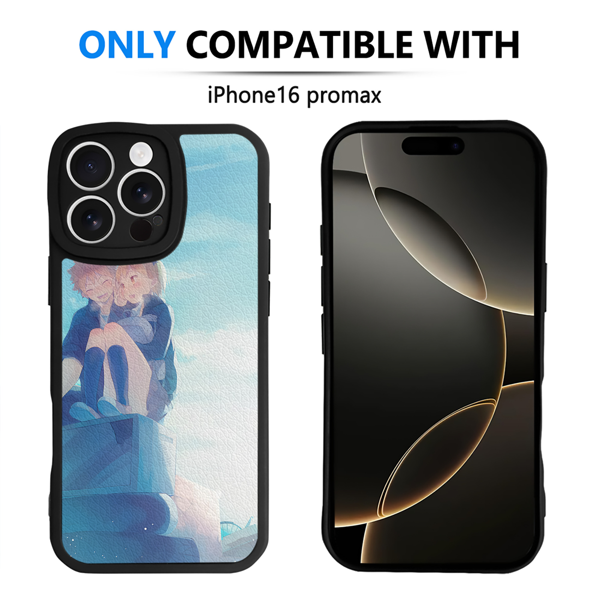 （画像用） ハイキュー!! Haikyu!! 【iPhone 16シリーズ対応】シリコンスマホケース（レザー調） 材質：シリコン